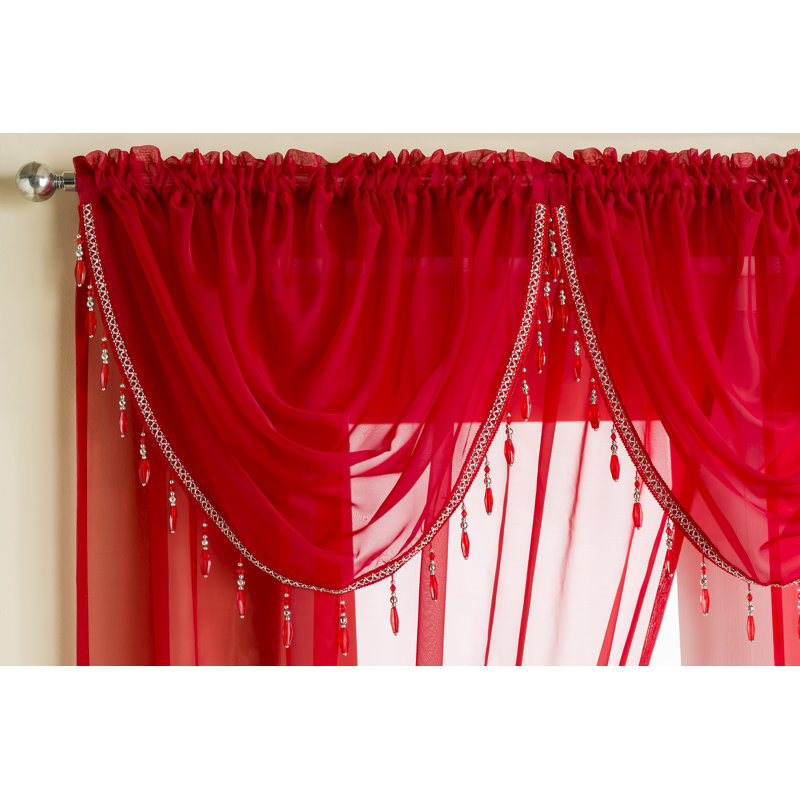 Thurman 60cm Curtain Holdback/Tieback, Red