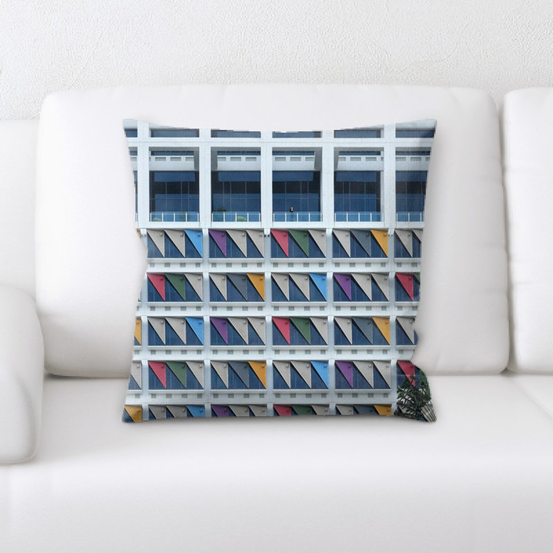 Microsuede Reversible Throw Pillow