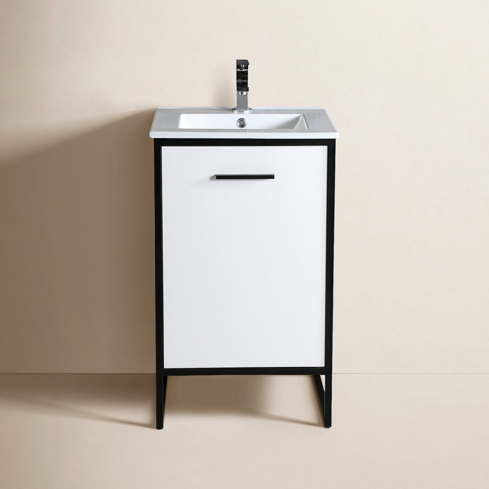Saray 20'' Single Bathroom Vanity, White