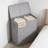 Double Compartment Laundry Hamper With Lid And Removable Bags, Large Collapsible Dirty Clothes Organizer For Bedroom And Dorm, 140L Capacity
