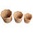 Calvin Bohemian Farmhouse Handwoven Water Hyacinth Scalloped Edge Nesting Baskets (Set of 3)-386153008