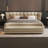 Beige Upholstered Bench-111988514