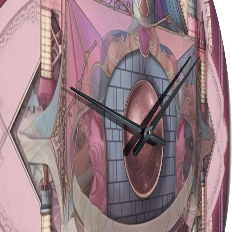 Horloge murale en métal Hala, Grand
