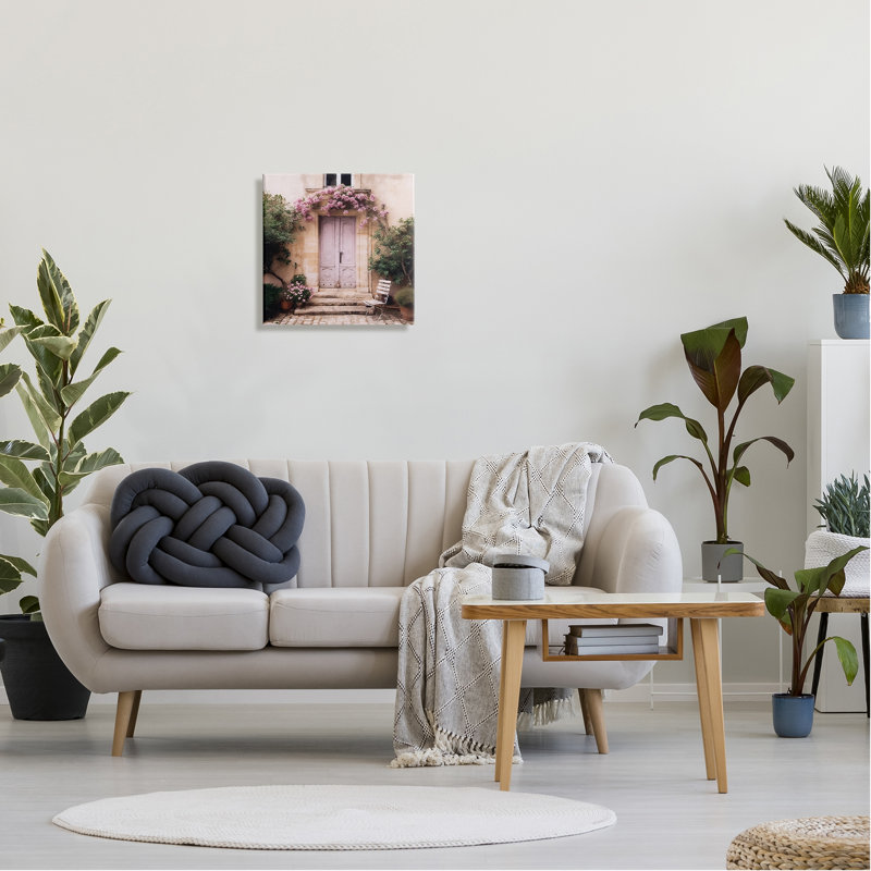 Floral French Doors par Riley B Print, H 17 po x l 17 po x P 1,5 po
