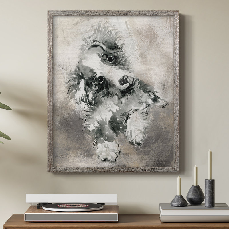 Sketchy Study Framed Print - Solid Wood