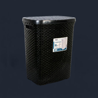 Laundry Hamper Max 55 Lt Blk
