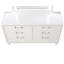 Commode Genoa G05790-D (sans miroir), blanc scintillant