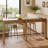 78.74" Extra Long Bar Table, High Top Pub Table with Footrest for Kitchen, Bar, Bistro, Rustic Brown