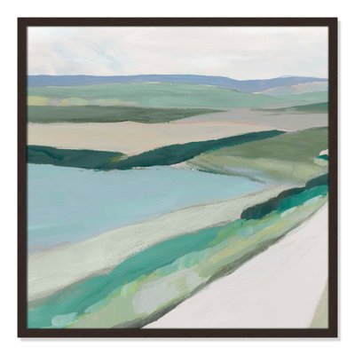Wolfdale "Fields of Green I" Print by Ian C