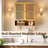Bamboo Medicine Cabinets with Adjustable Shelves-1148946409