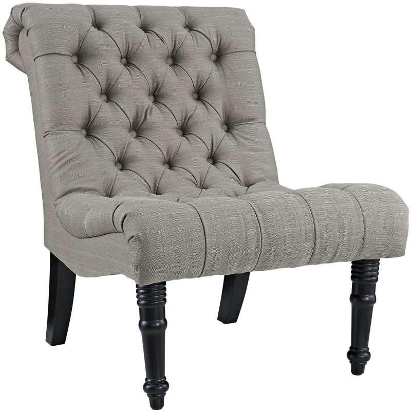 Modway Navigate Fabric Lounge Chair, Granite Polyester Blend