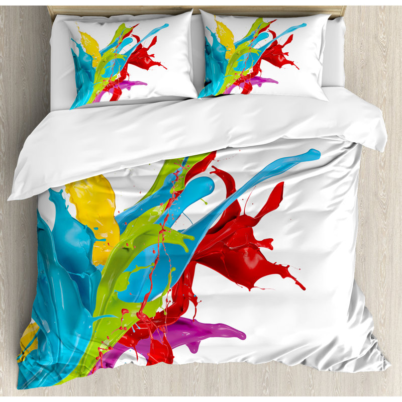 Home Modern & Contemporary Abstract Duvet Cover, King