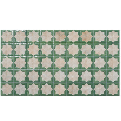 Citadel 12.2 In. X 22 In. Matte And Glossy Porcelain Large Format Wall Tile (13.03 Sq Ft/Case) - 7 Pack