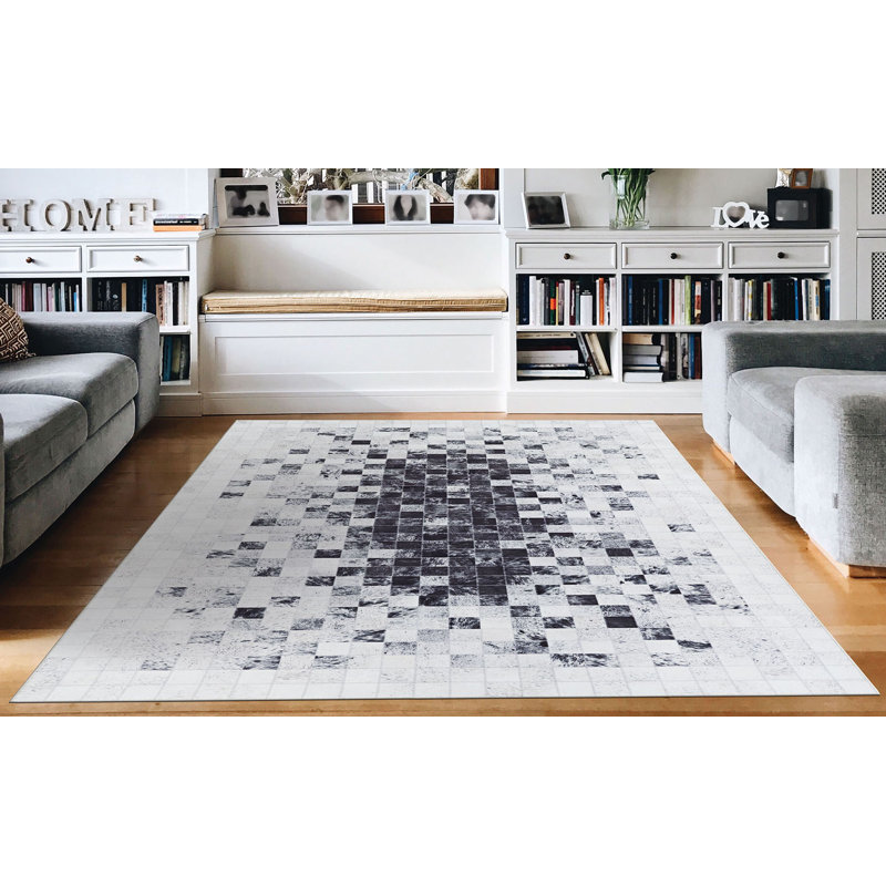Derk Geometric Indoor Rug, Rectangle 7'6" x 10'