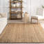 Natural Jute Area Rug-1201432139
