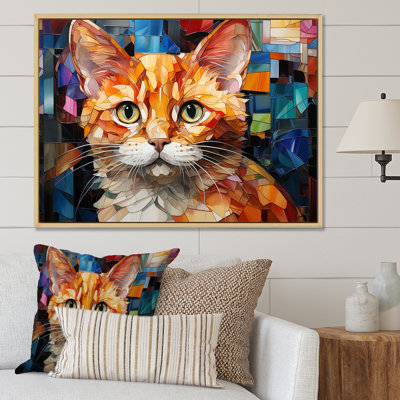 Abstrait Munchkin Marvel - Portrait de chat, impressions sur toile