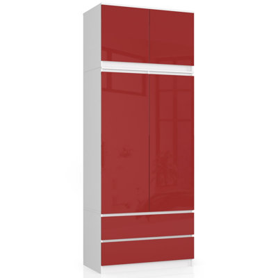Jacobs 2 Door Manufactured Wood Wardrobe
