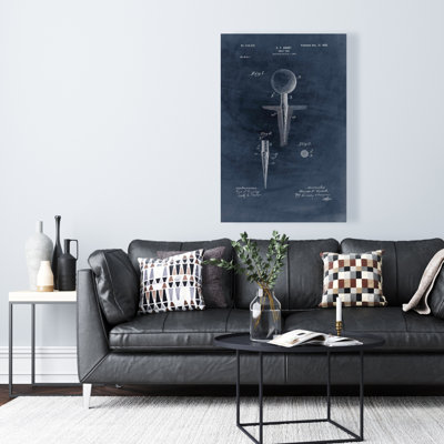 Toile de golf avec motif de toile | Décoration industrielle industrielle