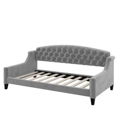 Twin Size Modern Luxury Tufted Button Daybed by House of Hampton