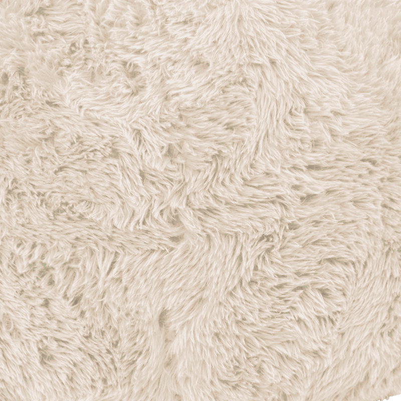 Bilbao Faux Fur Bean Bag Armchair, Beige Faux Fur
