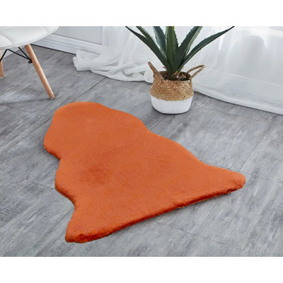 Herrah Faux Fur Washable Indoor Rug