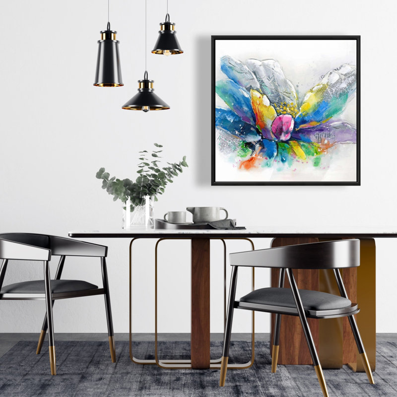 " Abstract Flower With Newspaper "
