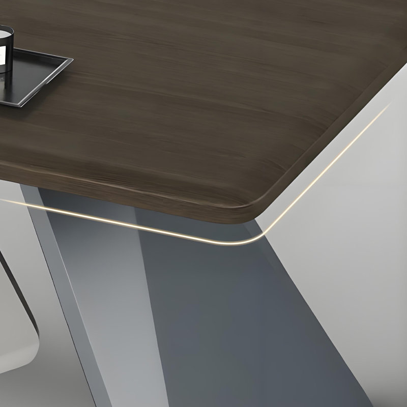 Bureau en L 78,74 po haut de gamme et élégant, H 29,92 po x l 78,74 po x P 64,96 po