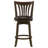 Marcella Wood Counter Height Swivel Bar Chair Dark Cherry-813847218