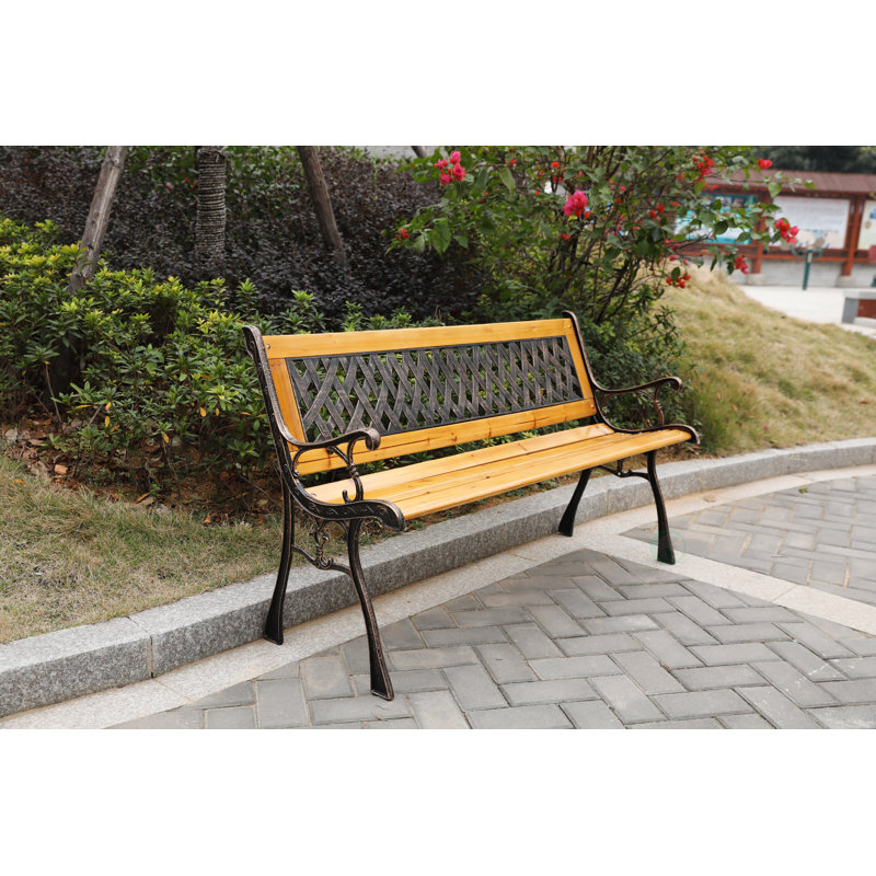 Banc de parc en bois Sundberg
