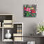 Art mural en verre Poolside Geraniums 2 'par Coco Good-900708765