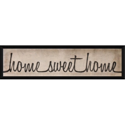 « homest home sign », art textuel encadré