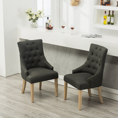 Authement 20'' H Tufted Upholstered Parsons Chair