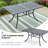 Carli Aluminum 63.6" Long Dining Table
