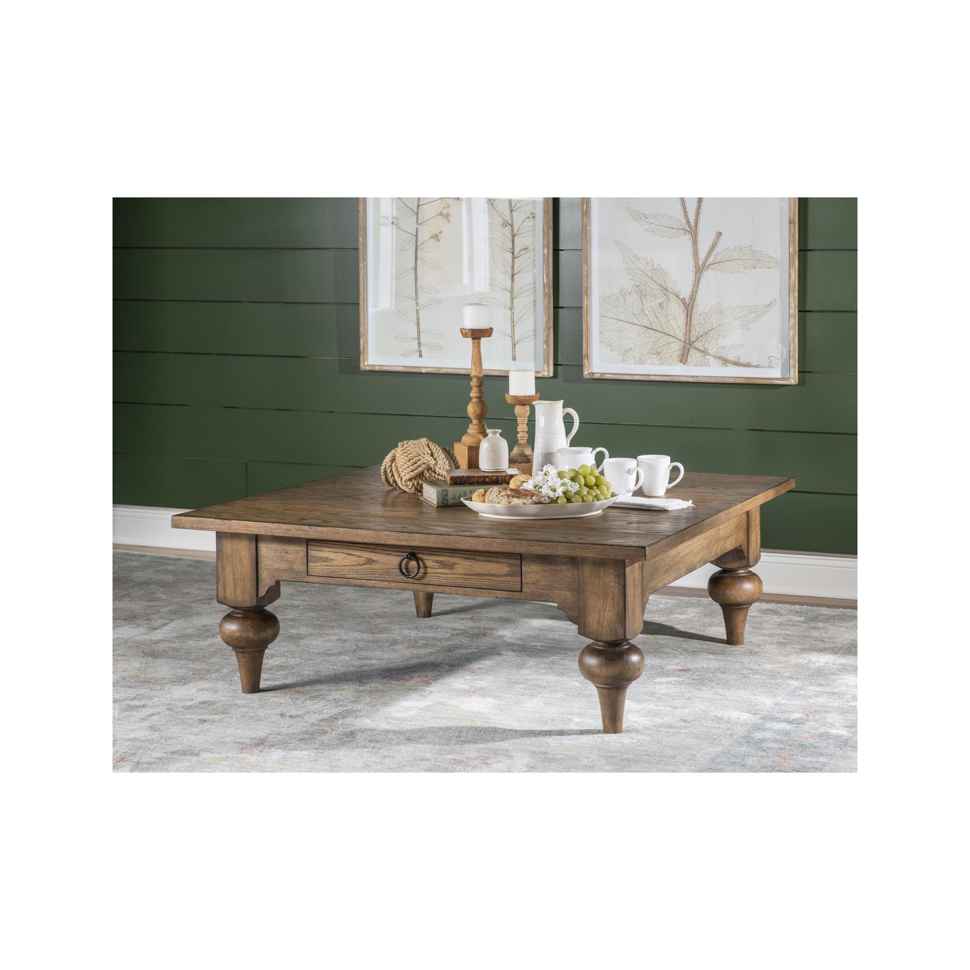 Country Living Captain's Trunk Coffee Table, Brown