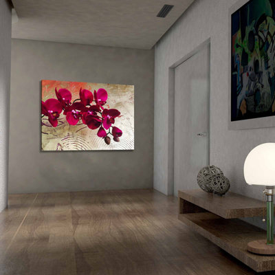 Superbe peinture sur toile décorative de 27,6 po x 39,4 po | 100% toile de suède, cadre 100% bois (épaisseur: 1,1 pouce) | Parfait pour la décoration de la maison ou du bureau, ajoute élégance et style à tout espace