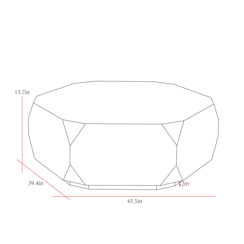Selva Solid Wood Coffee Table