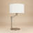 Brushed Nickel Nightstand Table Lamp
