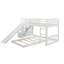 Lit superposé en escalier avec deux tiroirs et glissade, simple sur simple, H 48,80 po x l 91,80 po x L 94,30 po-298004528