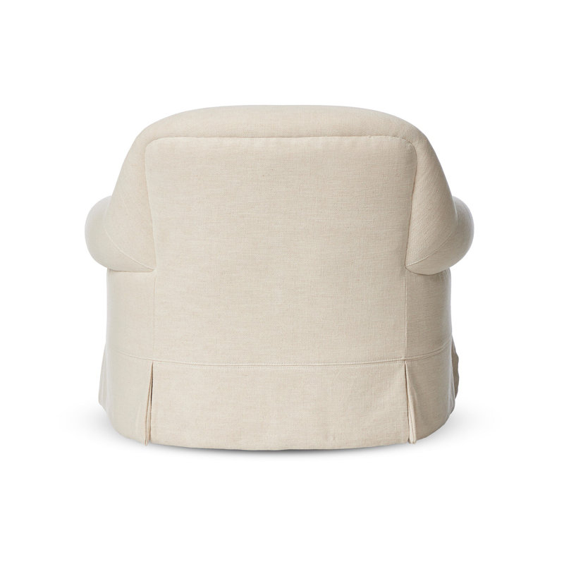 Arden Swivel Chair, Bergamo Parchment