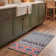 Felty Geometric Navy/Ivory Area Rug