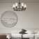 Cackley 6 - Light Dimmable Kitchen Island Wagon Wheel Chandelier