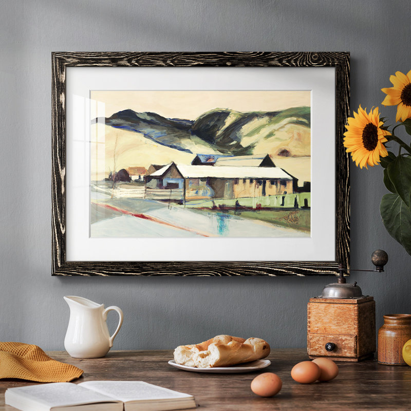 Méandre encadré sur toile, Noir, H 18 po x l 26 po x P 1,5 po