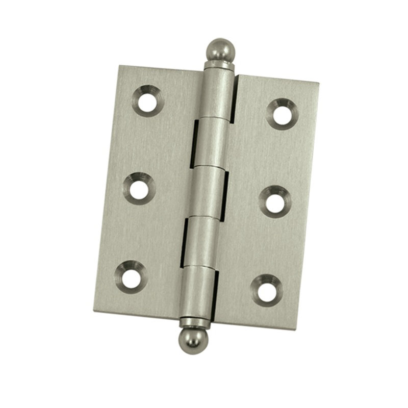 2.5'' x 2'' Butt Bearing Hinge, Brushed Nickel