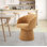 Fauteuil demi-tonneau pivotant en chenille de 24,4 po Kyo 
