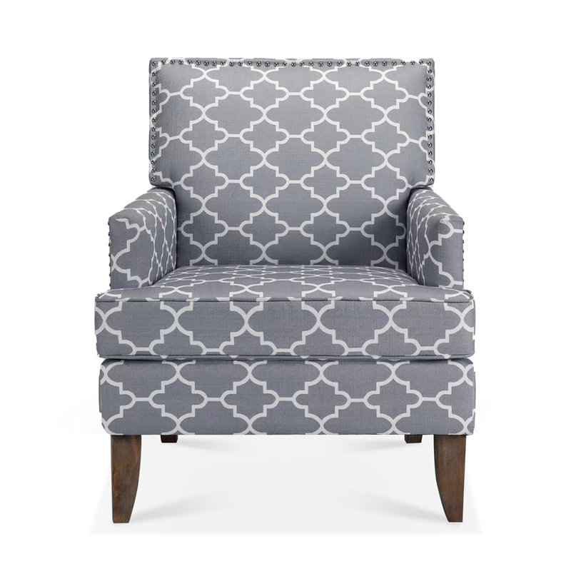 Fauteuil large Akhiya de 28,94 po, Mélange de gris