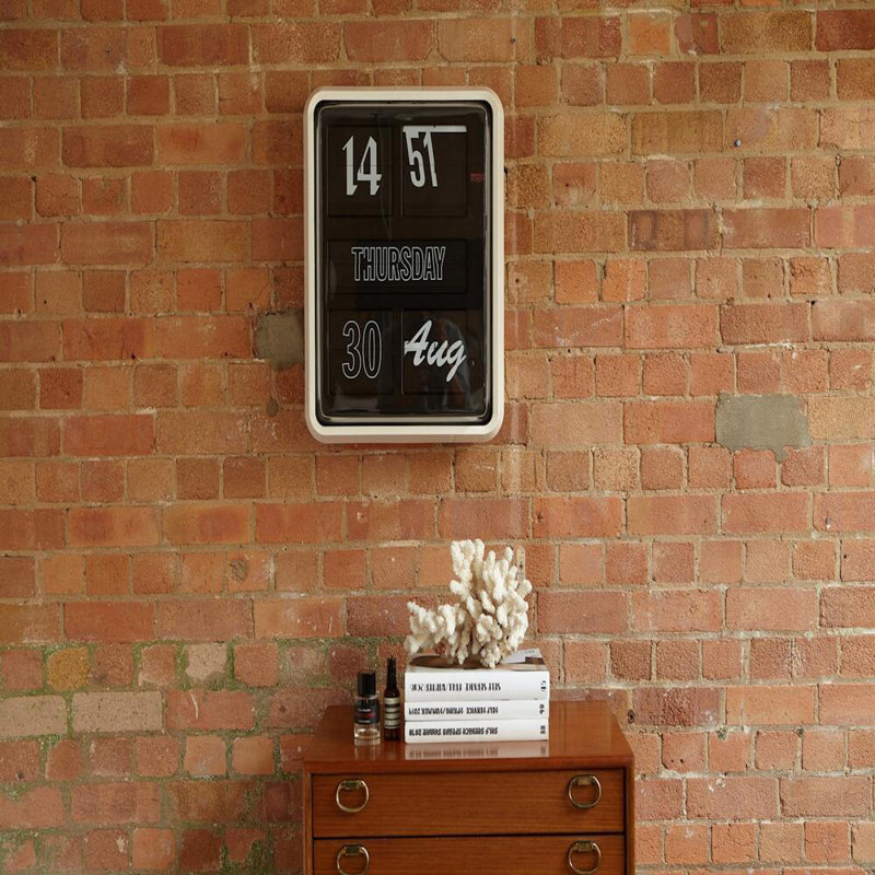 Font Clock Digital Wall Clock