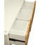 Banc en rotin et blanc avec rangement Flavius