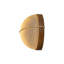 Sona LED Wall Sconce - Satin Distressed Brass Metal - Dark Stained Walnut Wood Disc - 2700K-780574680-780574681-780574686