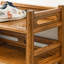 Armoire de rangement pour chaussures en bois massif 16 paires