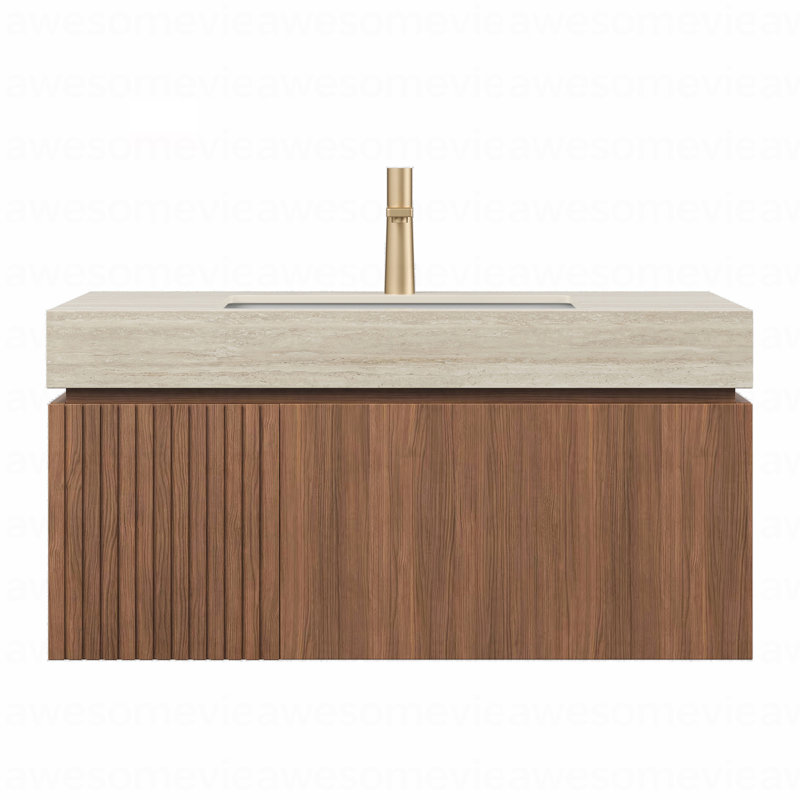 Armoire 36 po en chêne brun seulement
